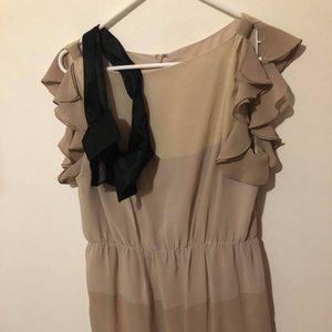 Sweet and Petite Ann Taylor Taupe Dress